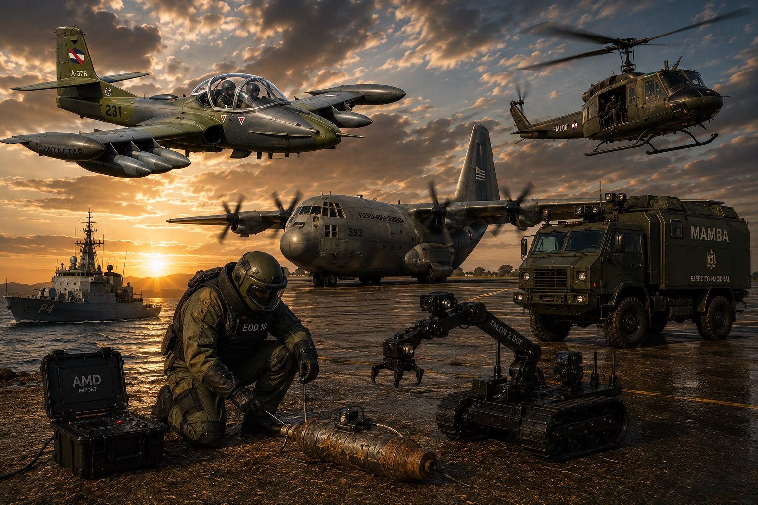 Soluciones y equipamiento de Defensa de AMD Import